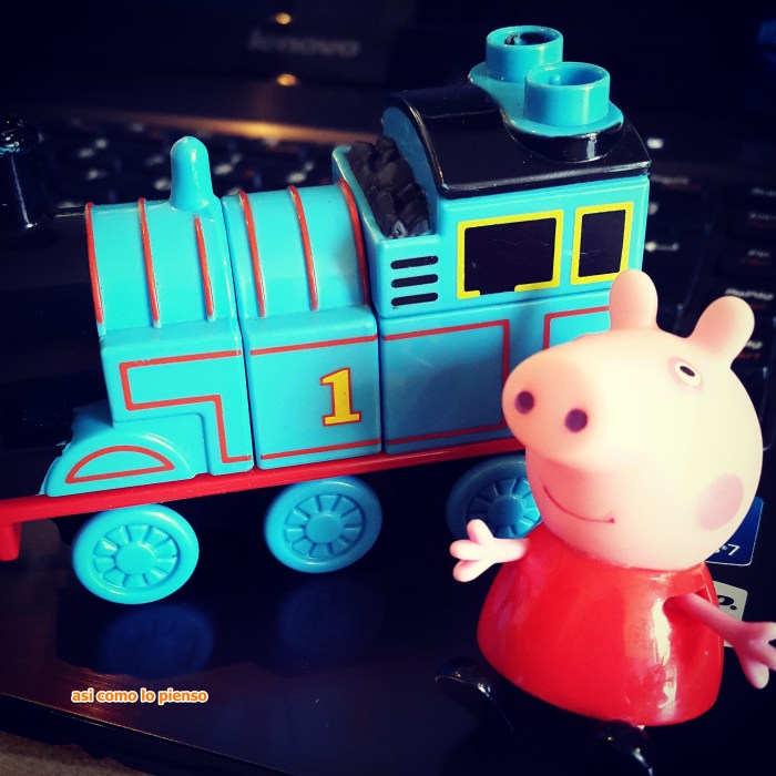 Visitando a mama en la ofi