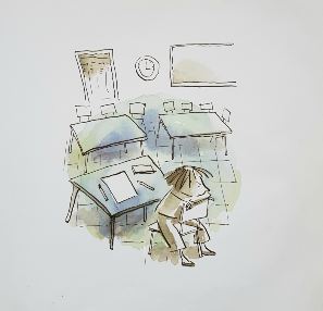 Zoe-frustrada-el-punto